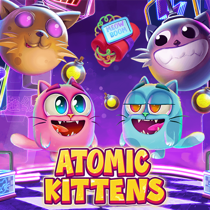 Atomic Kittens casino game by Habanero