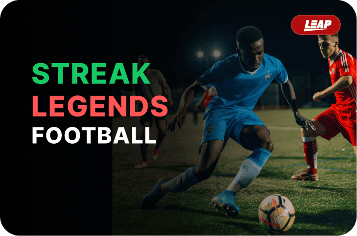 Football Streak Legends casino game by Leap Virtual