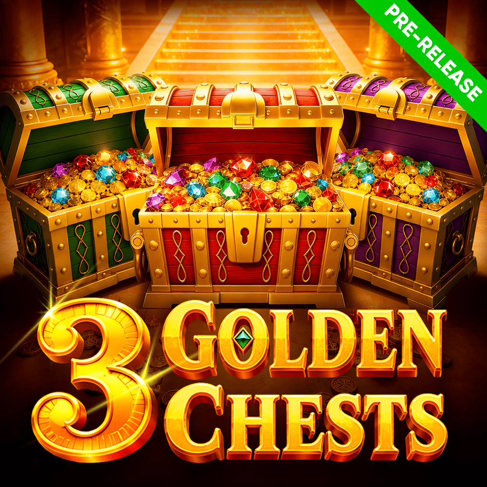 3 Golden Chests casino game by Endorphina